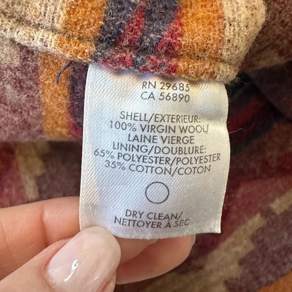 Pendleton Pine Top Southwest Wool Button Down Shirt - Picture 10 of 11